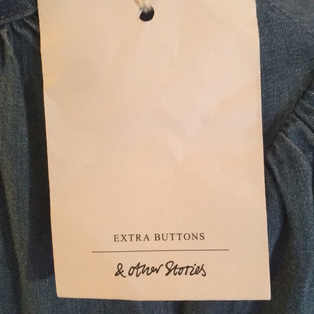 NWT & Other Stories Chambray/Denim Fit & Flare - Picture 5 of 8